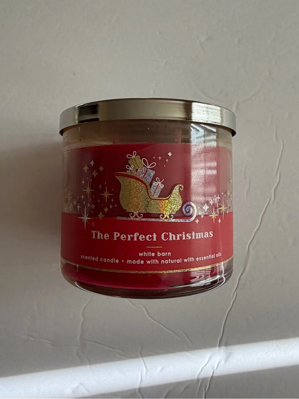 Bath & Body Works THE PERFECT CHRISTMAS 3 Wick Candle NEW Red Cinnamon Pine - Picture 6 of 6
